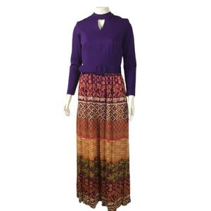 Hostess Maxi Dress Vintage 10K